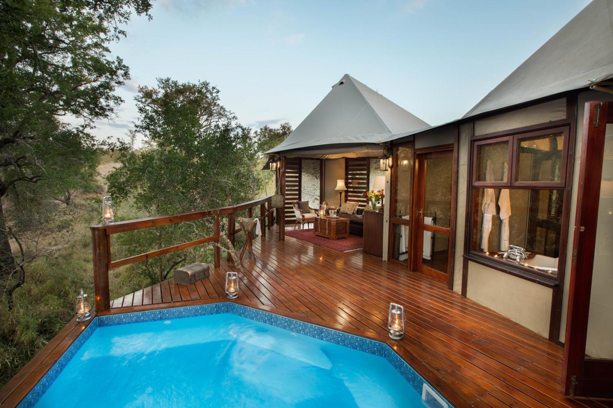 Hamiltons Tented Camp Mluwati Concession Buitenkant foto